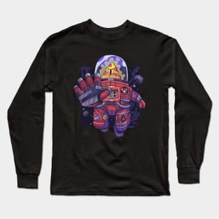 Pizza bot Long Sleeve T-Shirt